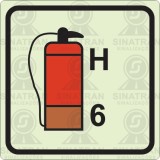  Extintor de incêndio h-6 